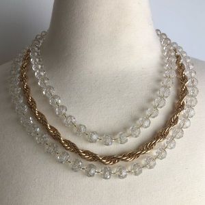 Vintage 3-strand Sarah Cov necklace